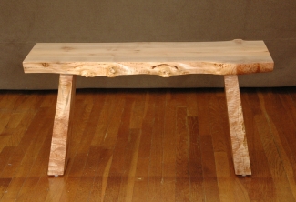 Big Leaf Maple Live Edge Coffee Table #2