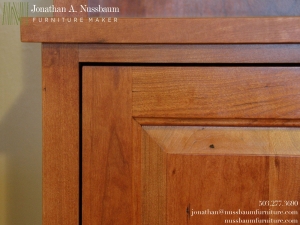 American-Cherry-Bookshelf-Hutch-detail