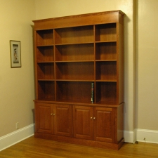 American-Cherry-Bookshelf-Hutch