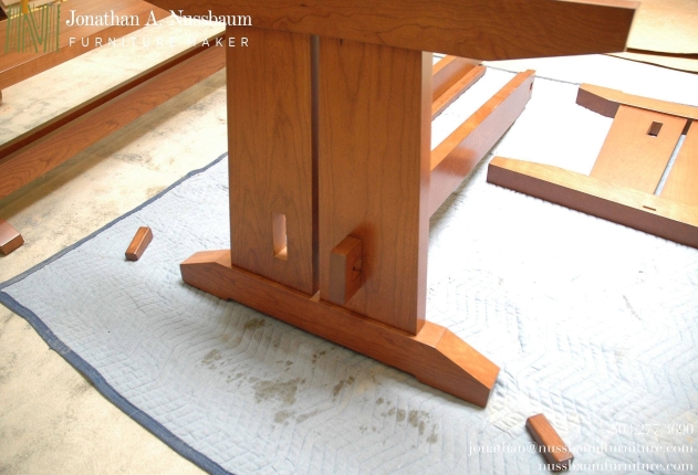 Insert-trestle-through-end-mortise