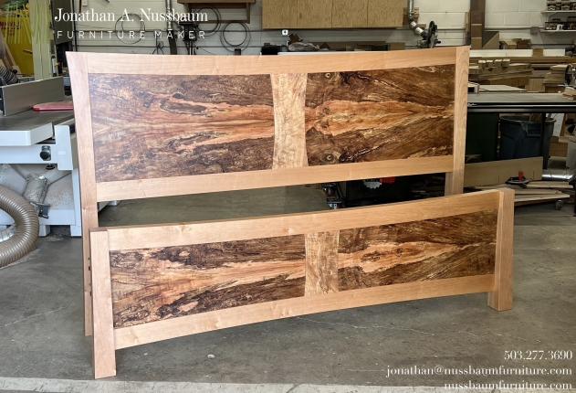 Curved-King-Bed-Headboard-Footboard