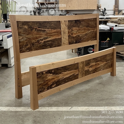Curved-King-Bed-headboard-footboard-angled