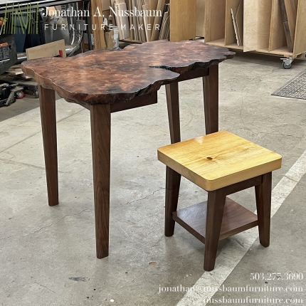 Fly-Tying-Desk-and-Stool-angled