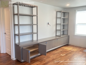 White-Oak-Media-console-open-door