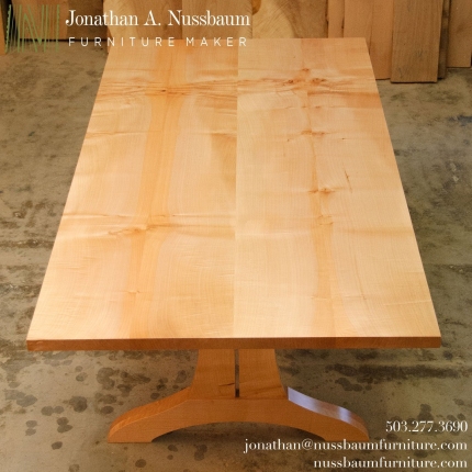 4-part-bookmatched-Maple-Table-Top