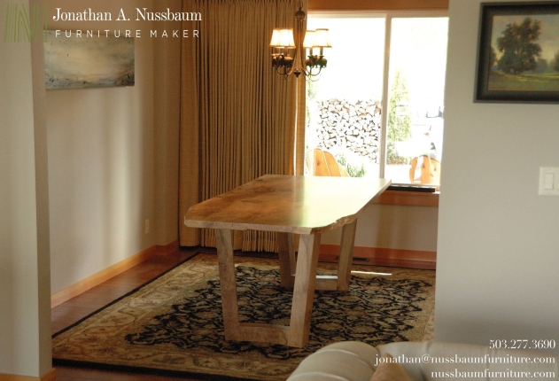 Oregon-White-Oak-Dining-Table