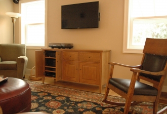 Oak-Media-Console