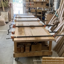 13-foot-Doug-Fir-Conference-tables-top-glue-up