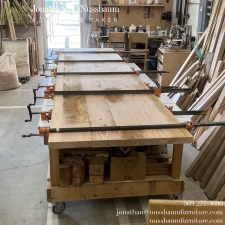 13-foot-Doug-Fir-Conference-tables-top-glue-up