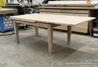 Oregon-Big-Leaf-Maple-Dutch-Pull-Out-Table-unfinished-1-open