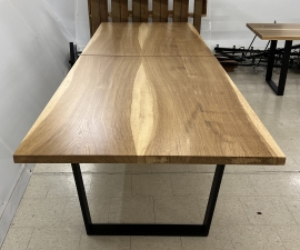 Oregon-White-Oak-two-part-large-conference-table-top