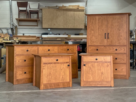 American-Cherry-Cherry-Nightstands-Dresser-Armoire-Bedroom-Set