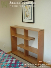 Small American Cherry Open Back Shelf