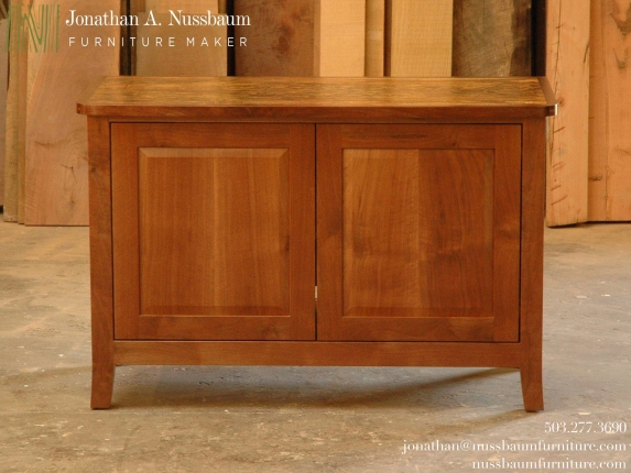Spalted-Maple-and-Western-Walnut-Media-Console