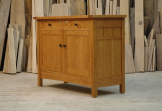 American-Cherry-Side-Cabinet-angled-view