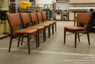 Six-Western-Walnut-and-Leather-Finn-Juhl-Inspired-Dining-Chairs