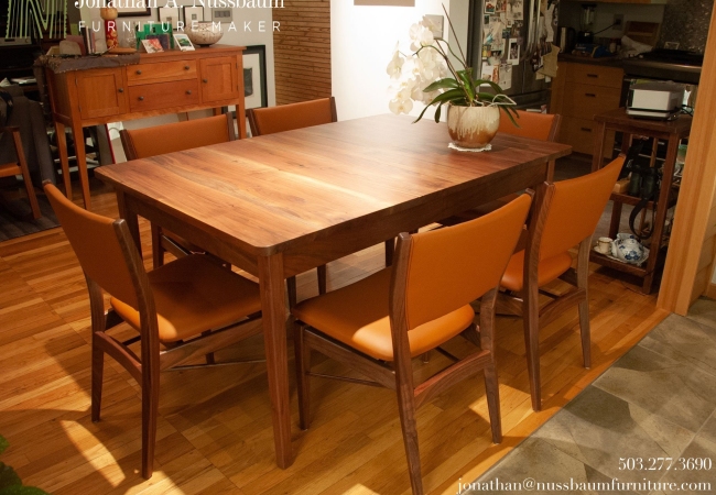 Western-Walnut-Finn-Juhl-inspired-extension-Table-Chairs-closed
