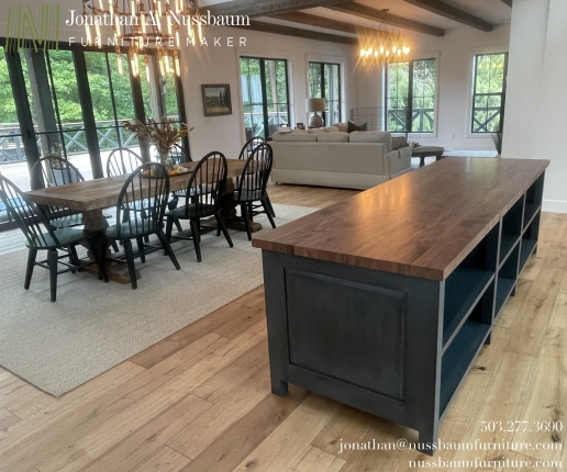 Western-Walnut-top-painted-base-room-divider