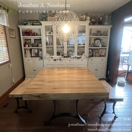 Oregon-White-Oak-Table-and-Benches
